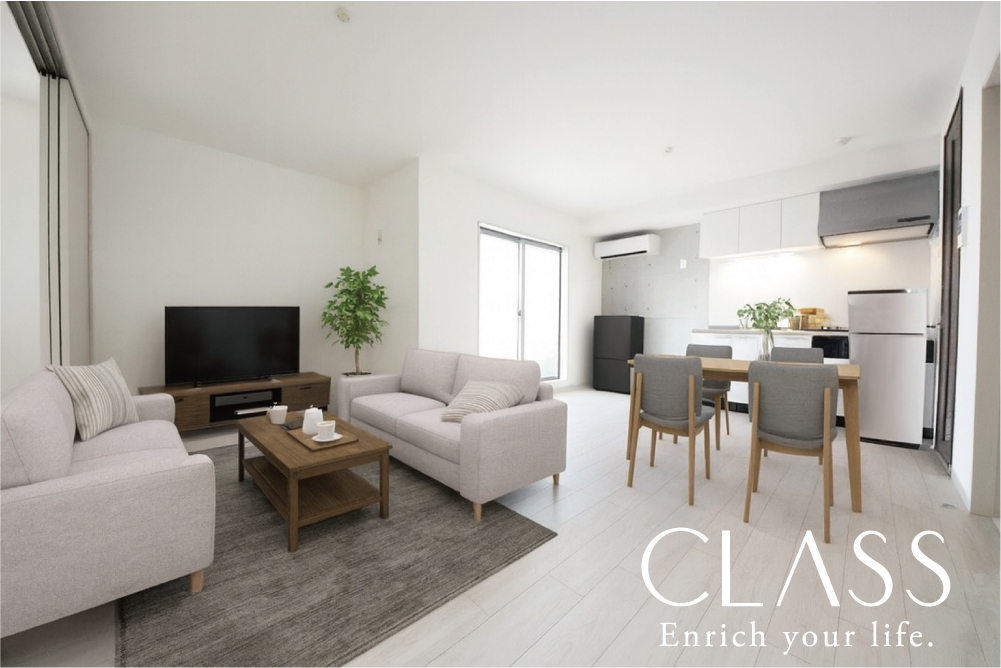 居室・リビング　現物の内装写真です。