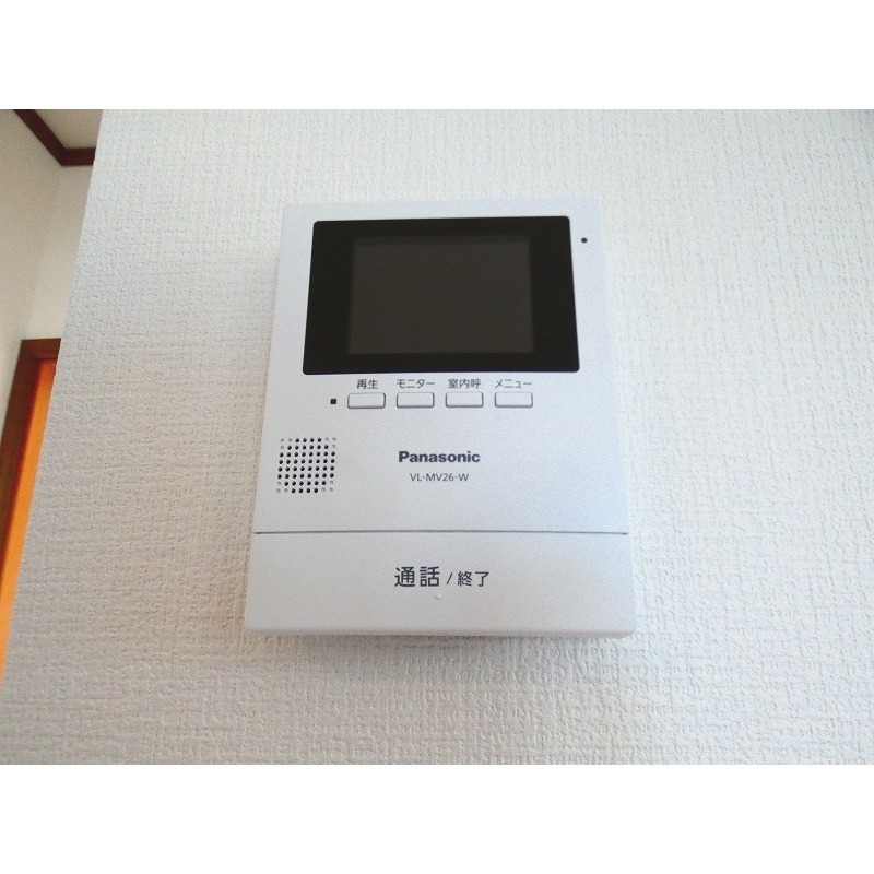 セキュリティ　訪問者を確認できます