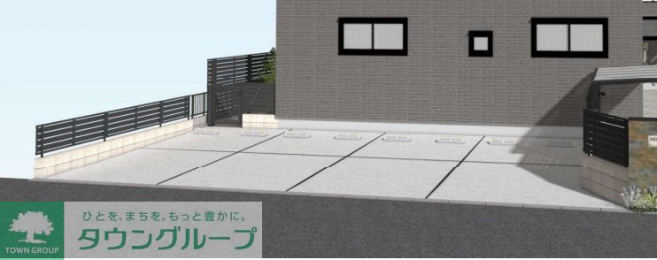 駐車場　眺望