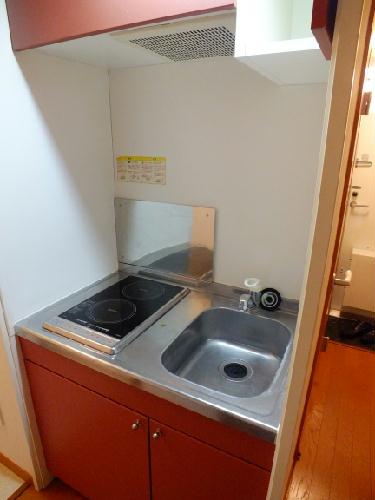 キッチン　2口電気コンロ