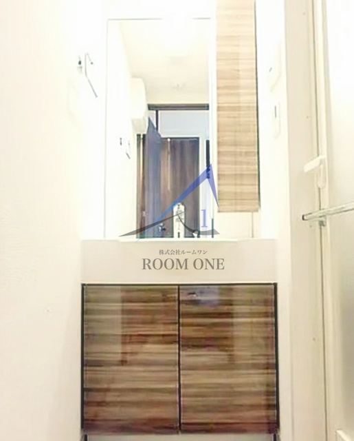 洗面設備　洗面台です。