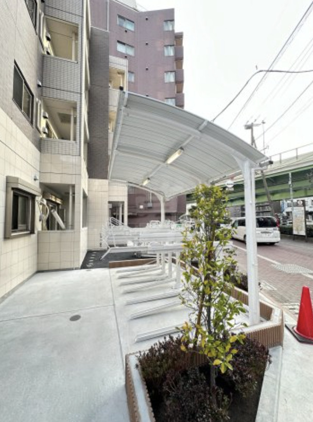 駐車場　駐輪場です