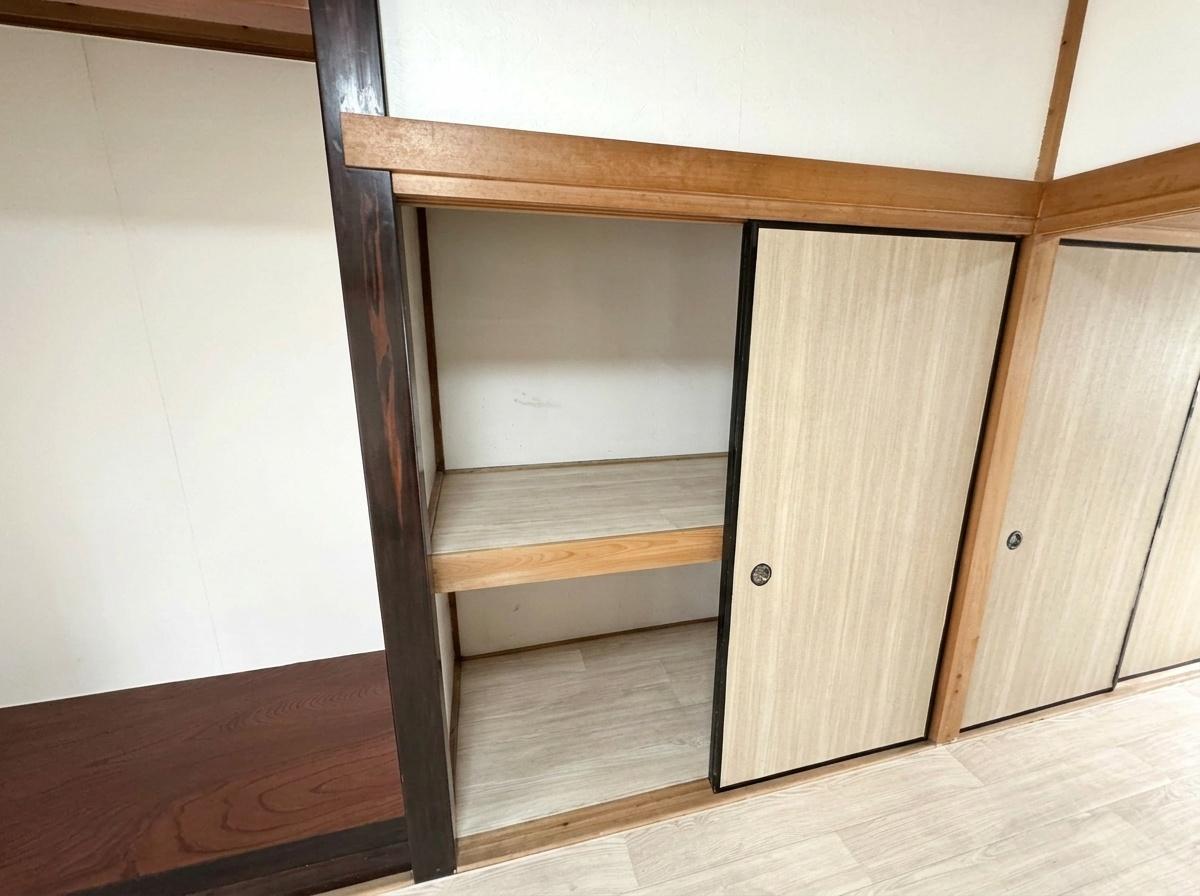 収納　豊富な収納が4箇所