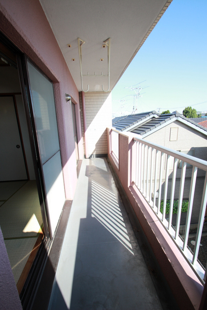 バルコニー　※別部屋の写真を流用しています