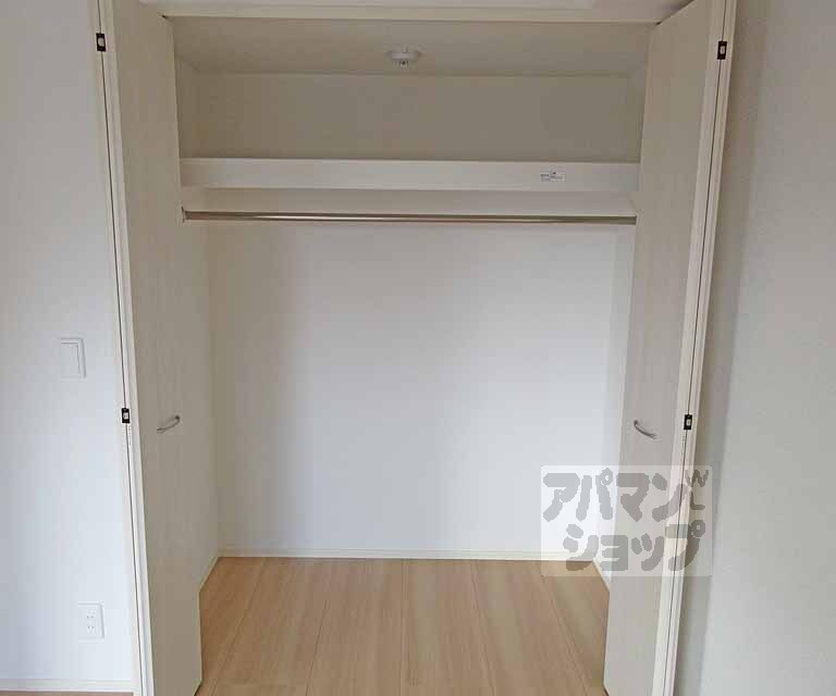 収納　奥行きのあるクローゼットですね！