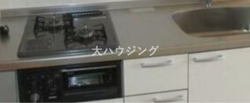 慶応マンションのキッチン写真