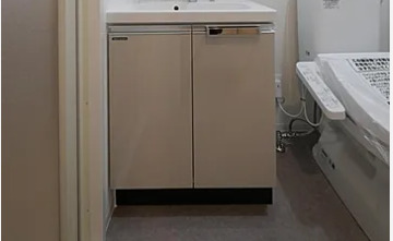洗面設備　※別部屋の参考写真です。