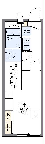 レオパレスKAMELEOの間取り写真