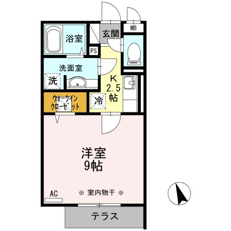 メゾンクレール墨田の間取り写真