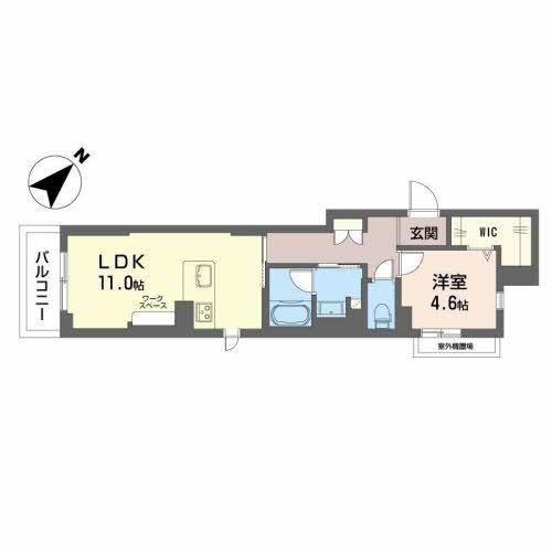 プレミアス稲川の間取り写真