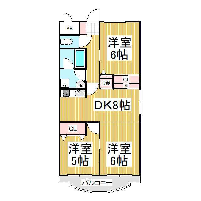 ボナールの間取り写真