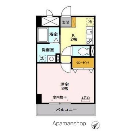 ＪＲ常磐線 南柏駅 徒歩3分 7階建 築21年の間取り写真