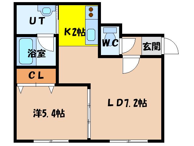 マンションアムールの間取り写真