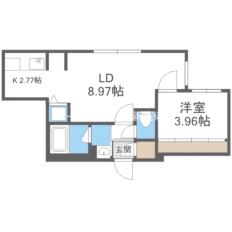 ARISTO北7条の間取り写真