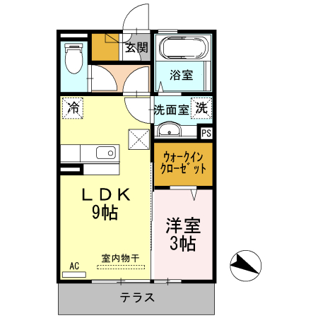 パレス丹波 弐番館の間取り写真