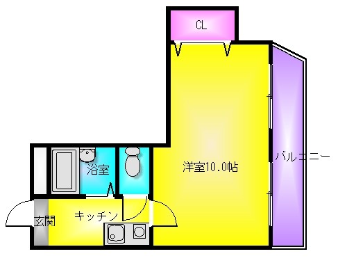 サントラルース北本町の間取り写真