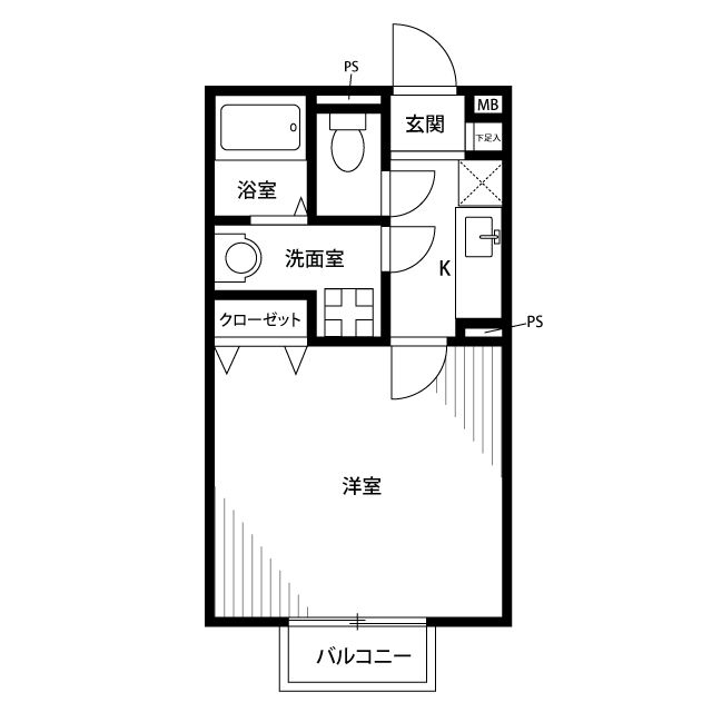 アムール ソレーユ メゾンの間取り写真