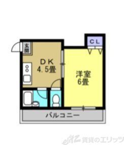リアライズ上新庄豊新の間取り写真