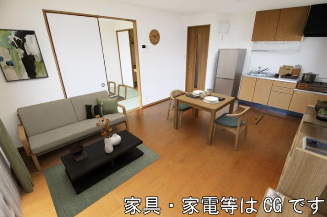グレープヒルズ羽犬塚Iの居間写真