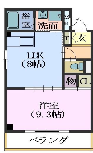 メゾン花水木IIの間取り