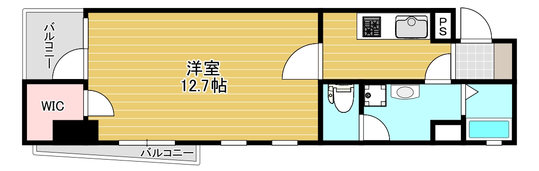 アヴィニールグランデ金田の間取り