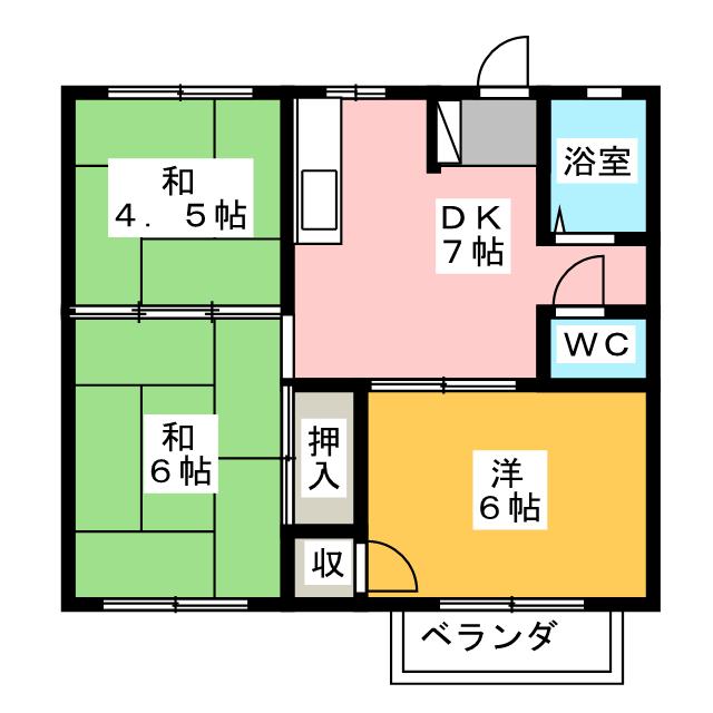 センチュリー駒越の間取り