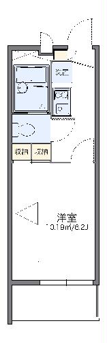 レオパレスカーサ　クワトロの間取り