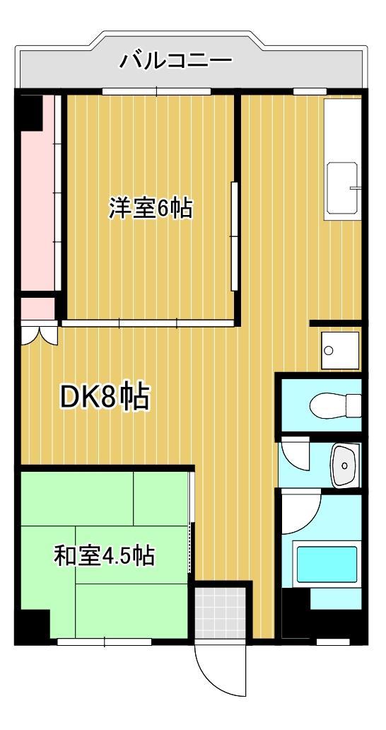 芳ビルの間取り