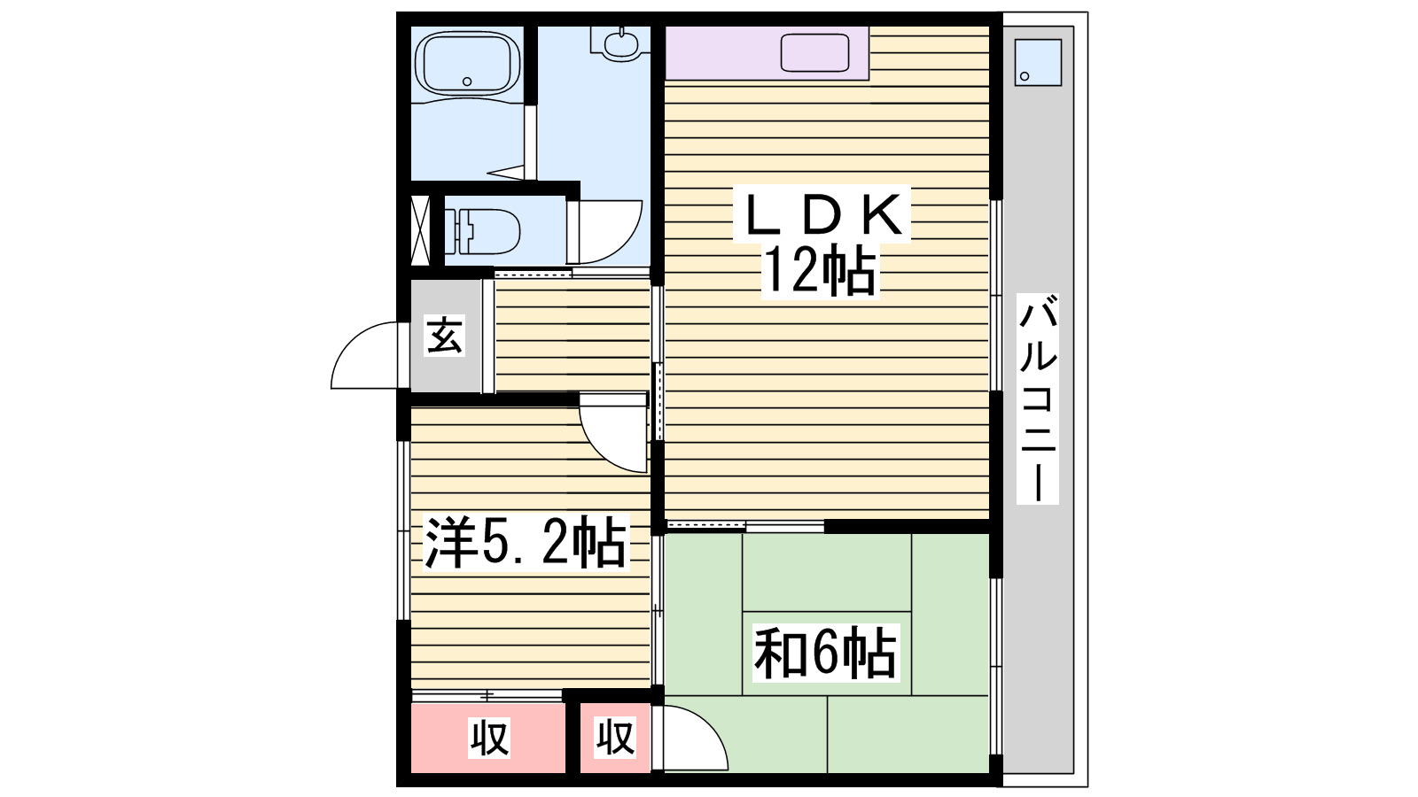 スカイメロディーの間取り