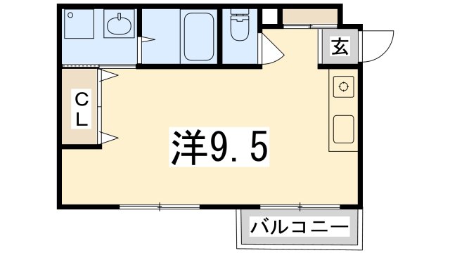 ラ・ベリーザ南今宿の間取り