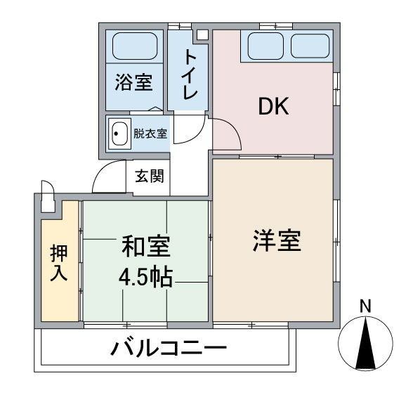 タウン片平の間取り