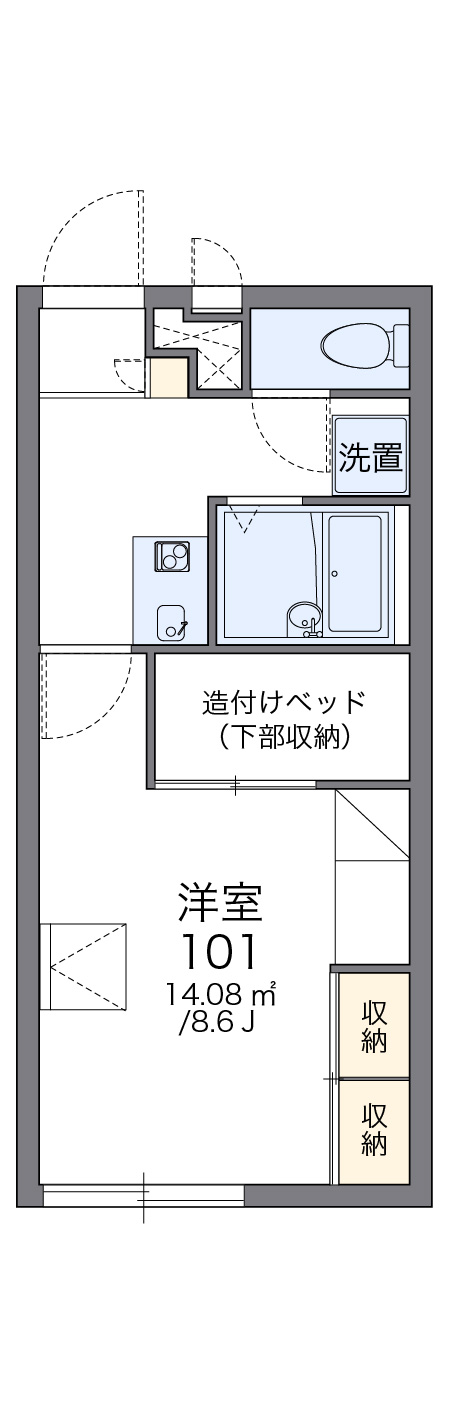 レオパレスISABEの間取り