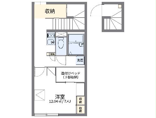 【レオパレススターエンジェルの間取り】