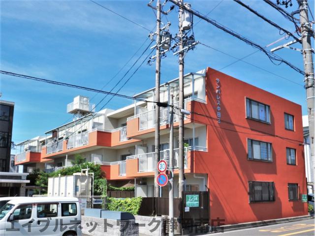 【静岡市駿河区中田のマンションの建物外観】