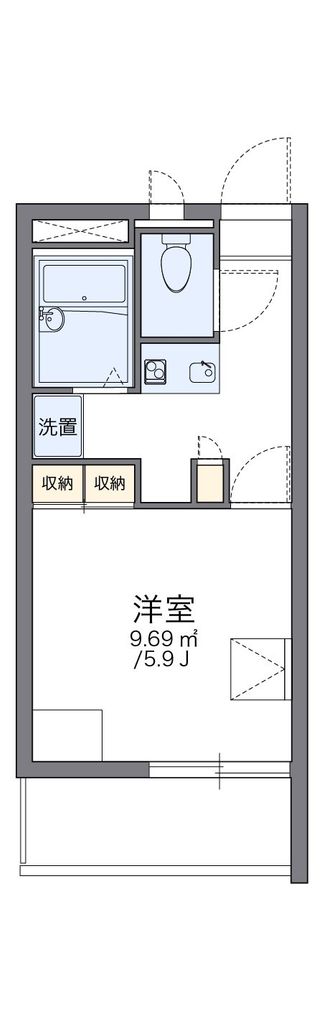 レオパレスセゾンコートの間取り