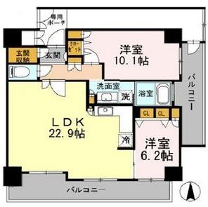 フェニックス日本橋高津の間取り