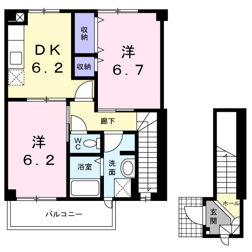 ニューシティ藤澤Ｂ棟の間取り