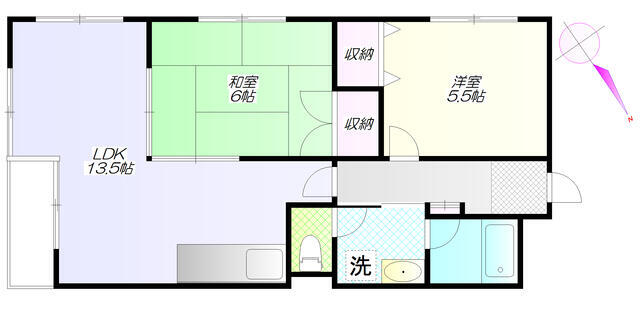 グレイッシュポイントの間取り