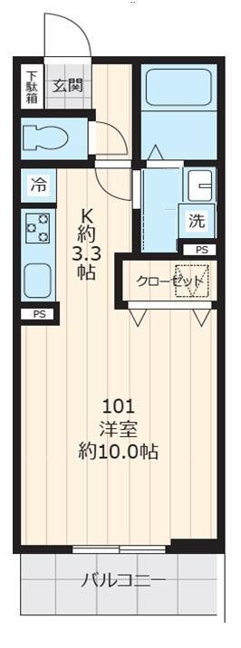 グリシーヌの間取り