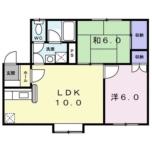 クレストール池倉壱番館の間取り