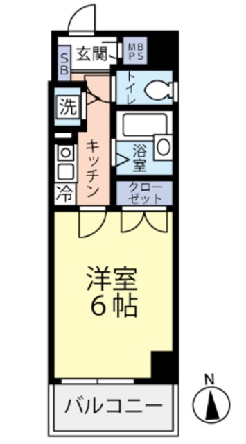 グランヴァン高田馬場の間取り