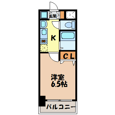 プレサンス名古屋STATIONアブソリュートの間取り