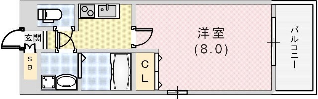 ウエンズ神戸の間取り