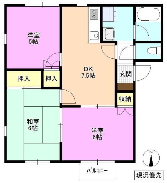 カンパーニュ寿の間取り