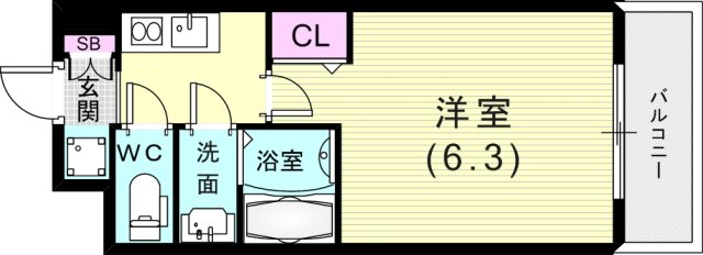 ファステート神戸コンチェールの間取り