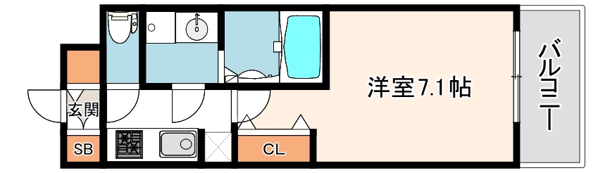 ファーストフィオーレ大阪城イーストの間取り