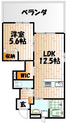 フラワーヒルズの間取り