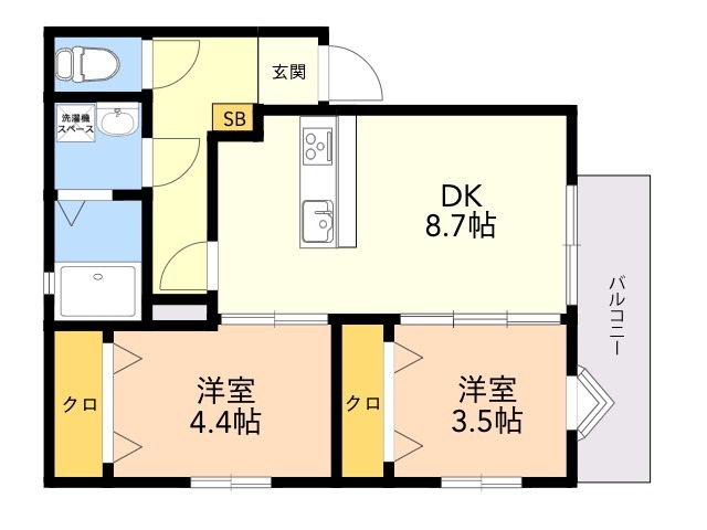 【リテラス筑紫の間取り】