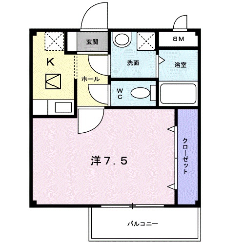 ユニゾンＫの間取り