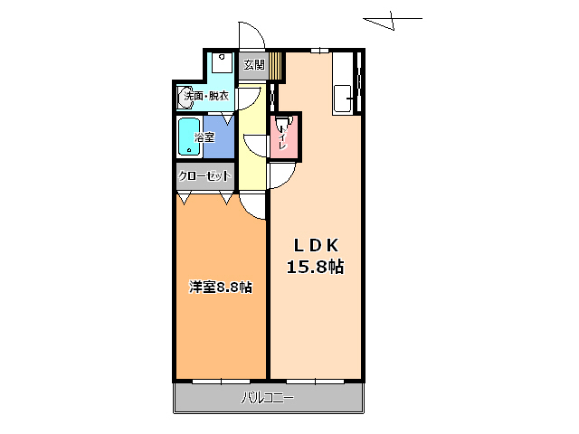 壱番館元今泉の間取り